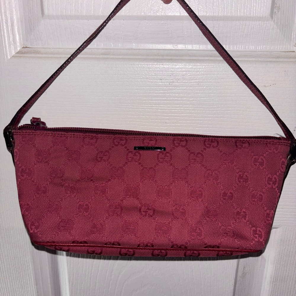 Pink gucci banana bag